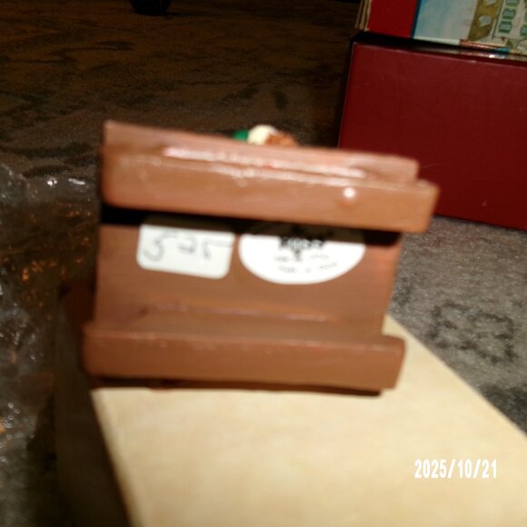 Russ Bears from the past #13782 Teddy Bear On Sled Christmas Ornament w/ box 3" - Picture 5 of 6